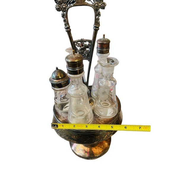 SOLD | Antique Victorian Silver Table Set - Picture 2 of 11